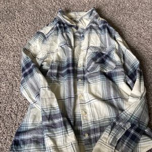 Blue and White Flannel